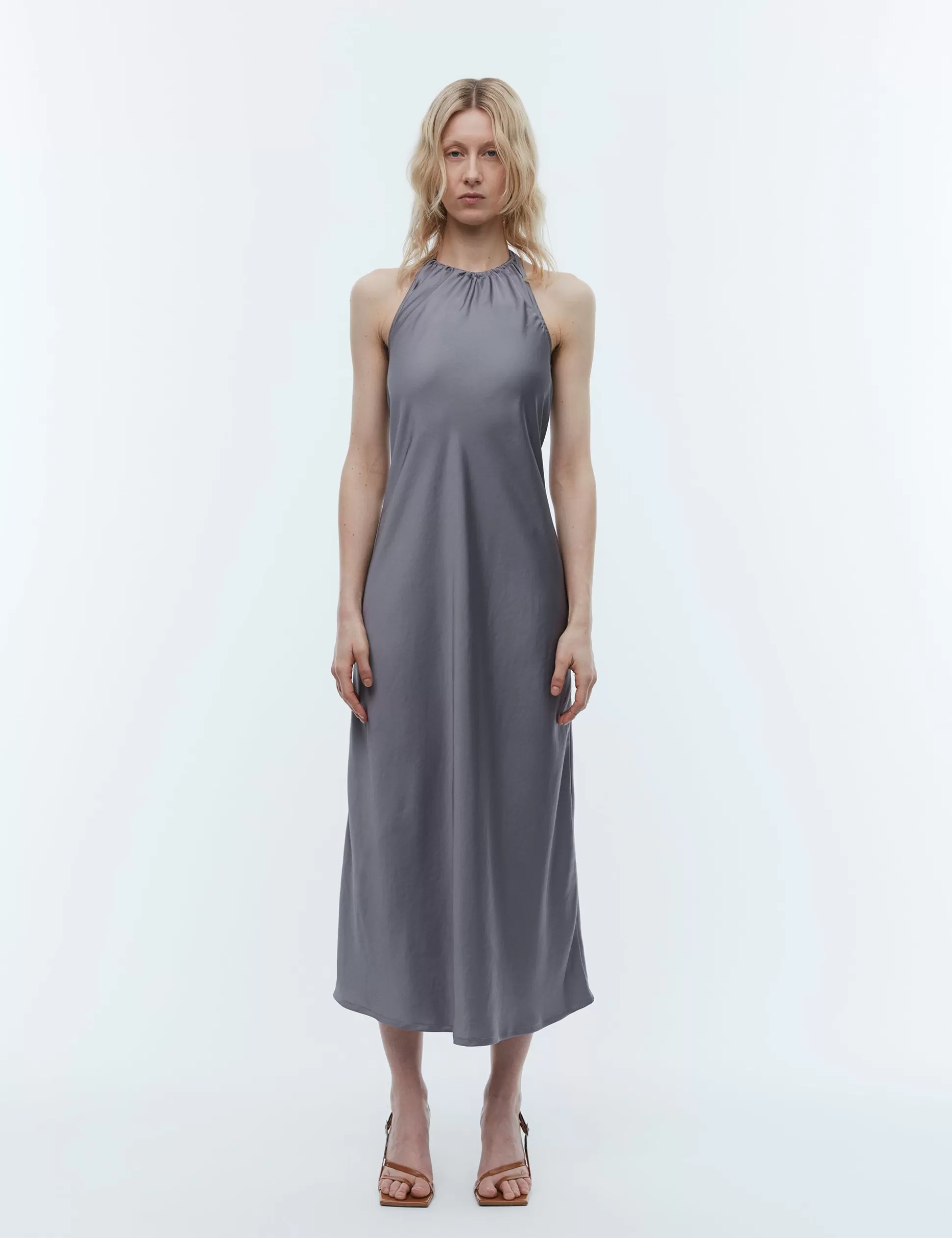 Fashion 2ND Alba TT - Fluid Satin Women Dresses