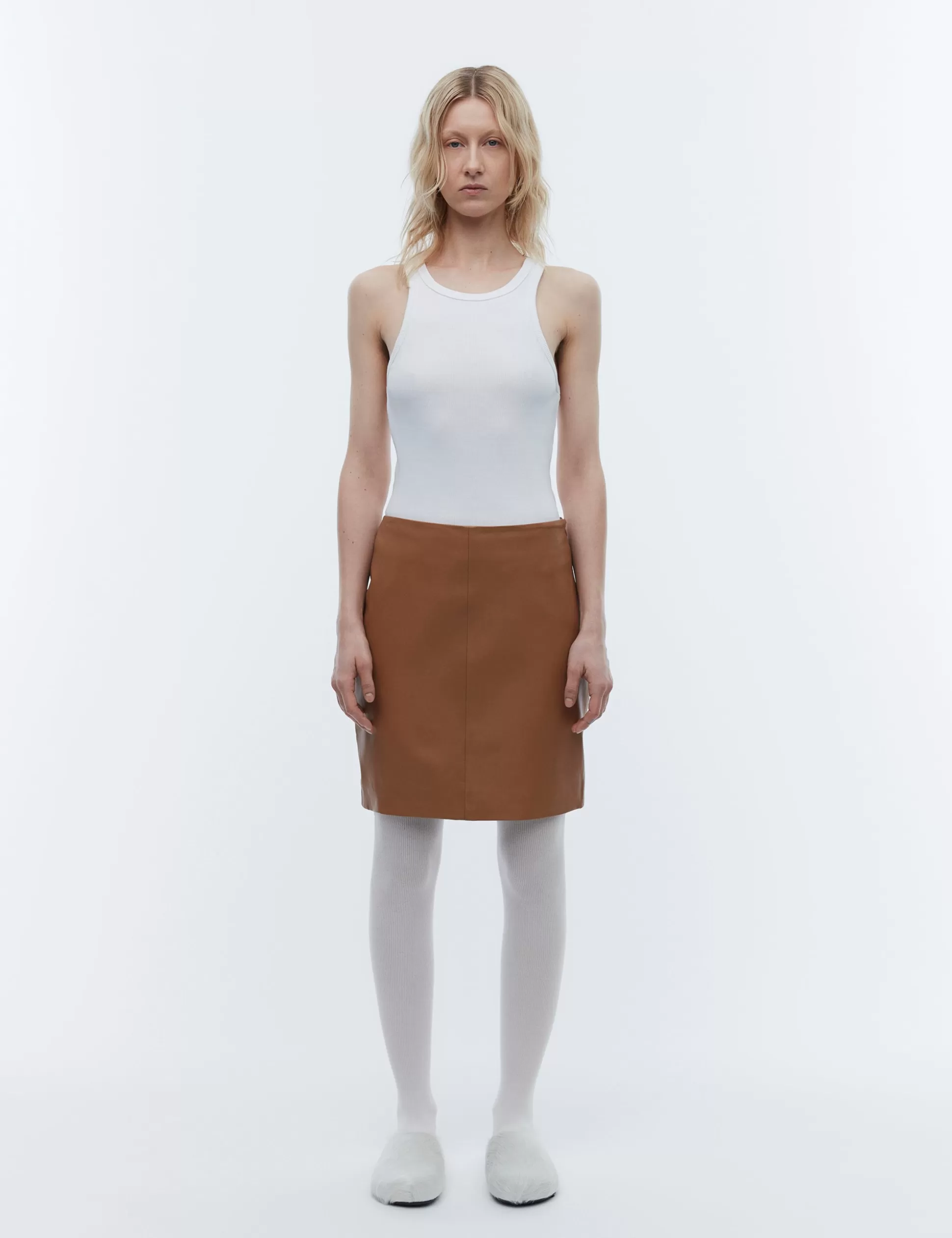 Online 2ND Ceciliana - Classic Leather Women Skirts