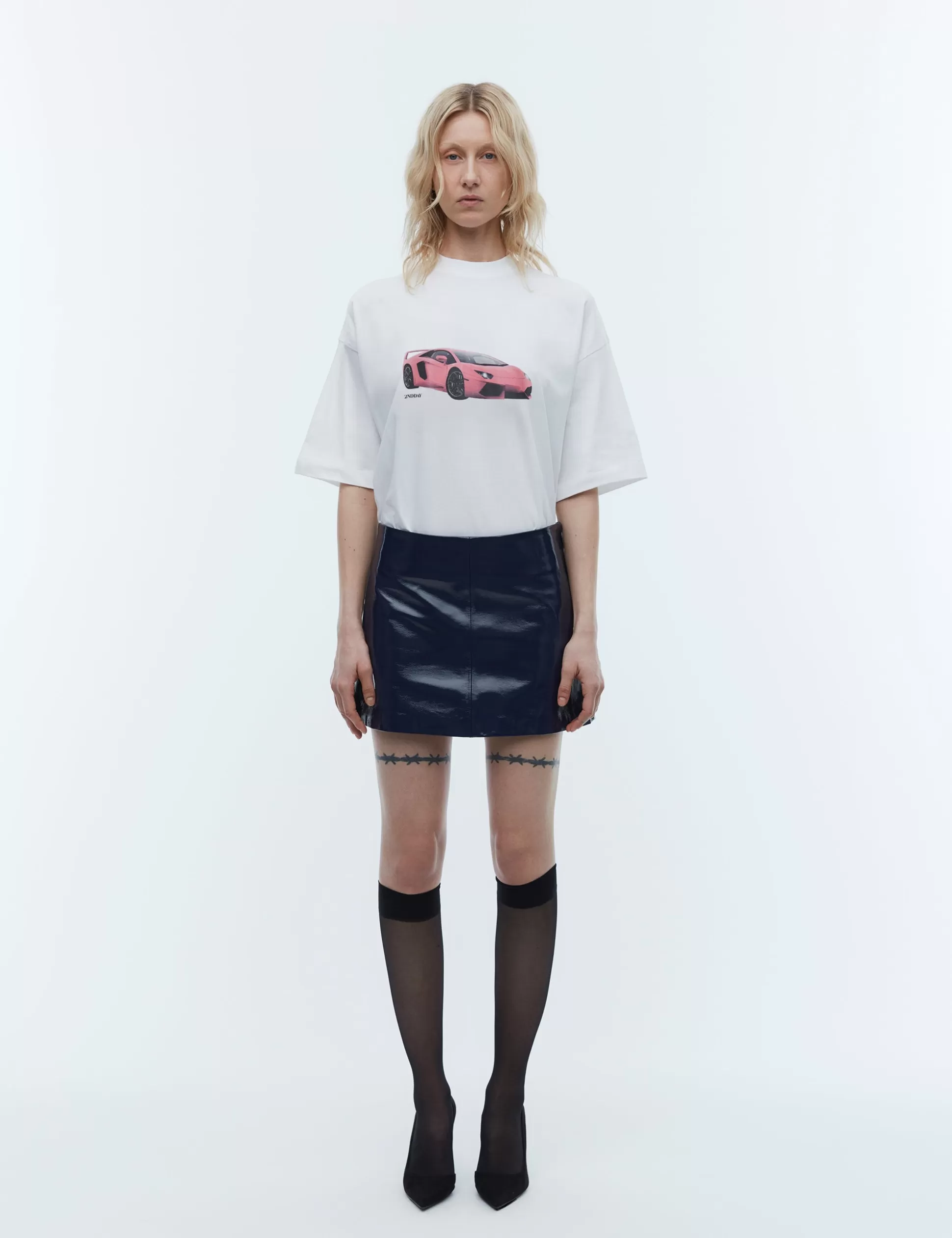 Shop 2ND Danni - Soft Patent Leather Women Skirts