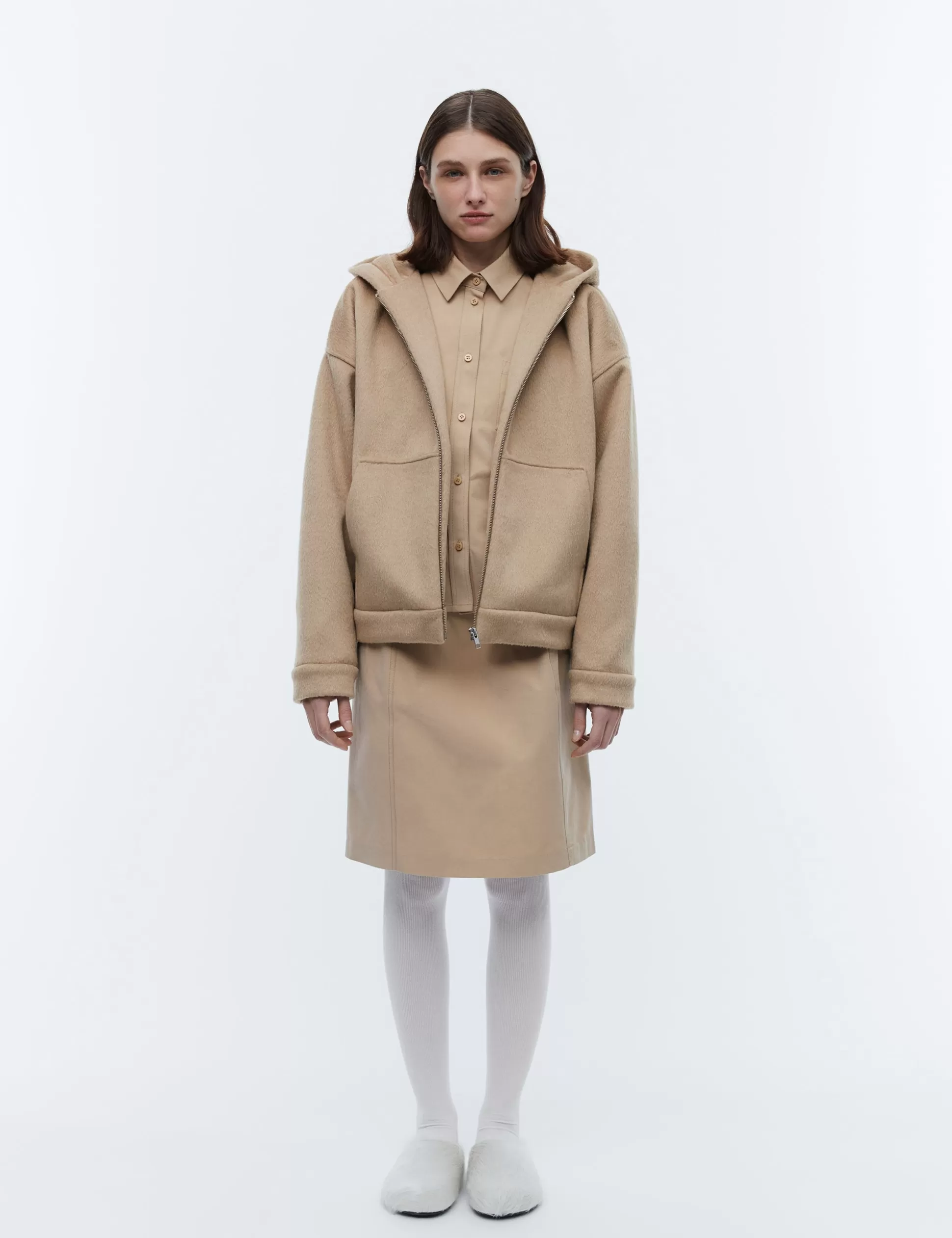 Shop 2ND Vince - Brushed Wool Women Coats & Jackets