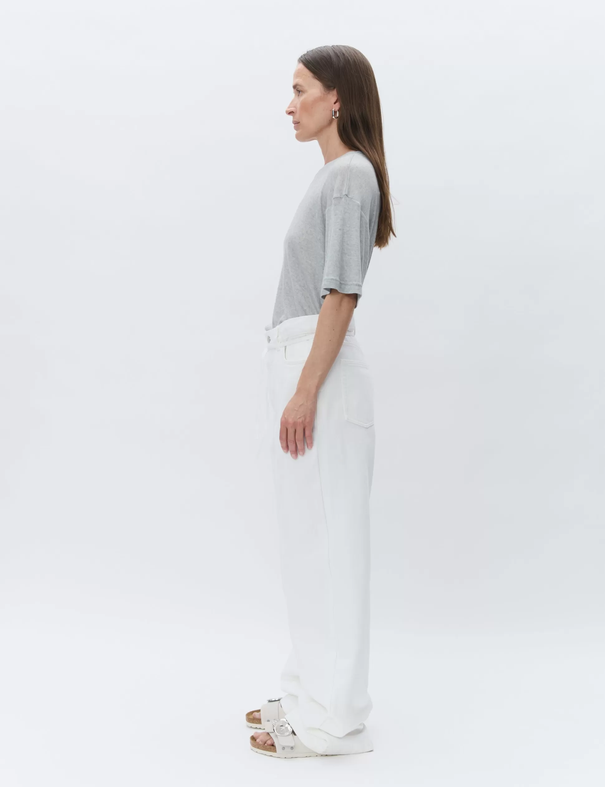 Best Sale Elijah - Winter White Denim Women Trousers & Shorts