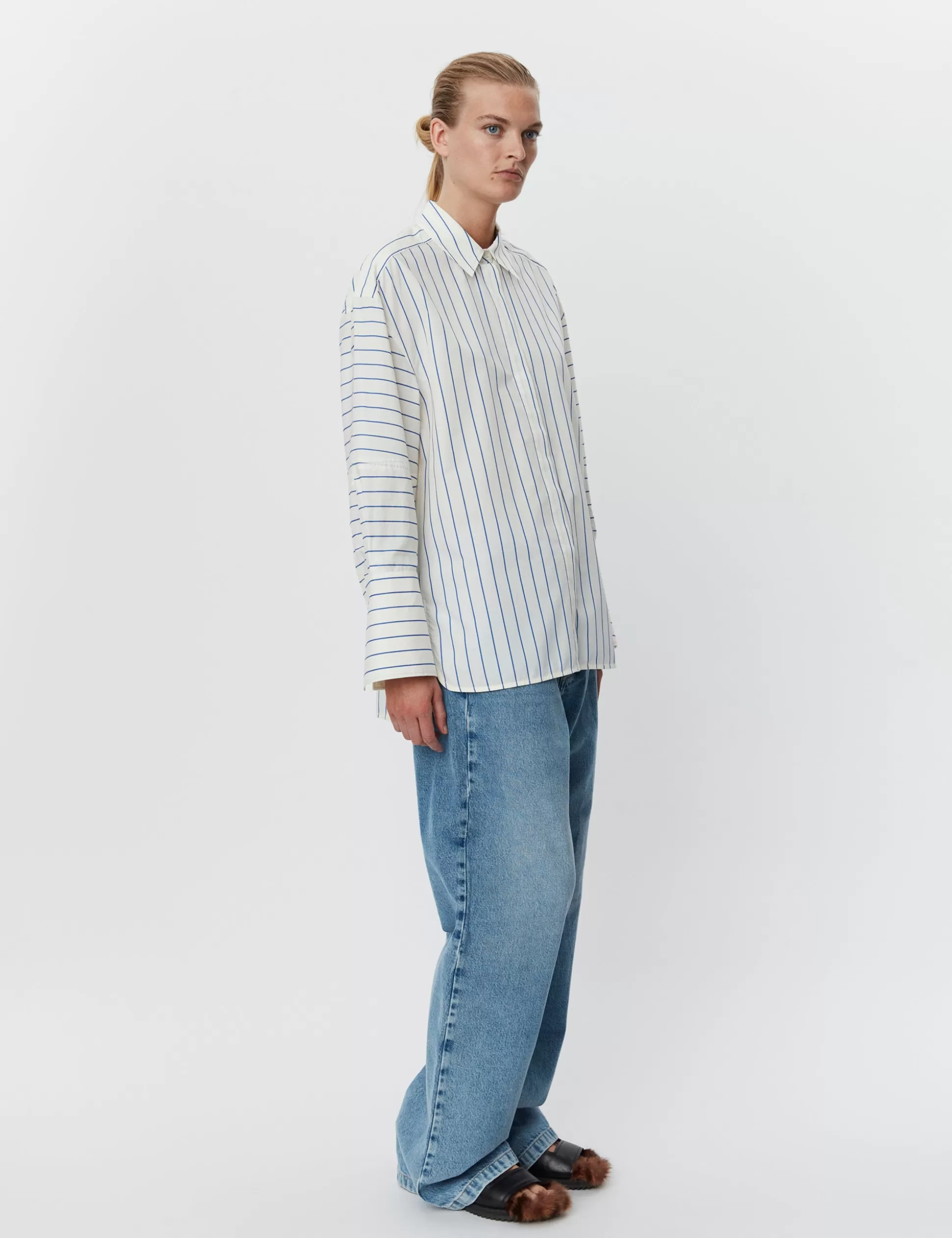 Clearance Julianna - Daily Stripe Women Shirts & Blouses