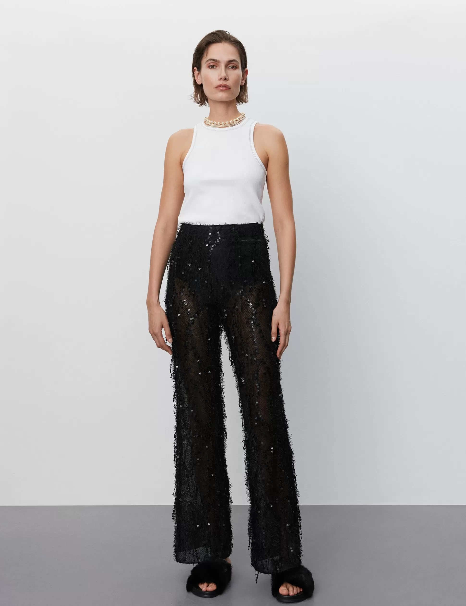 Flash Sale Kaysa - Sparkling Texture Women Trousers & Shorts