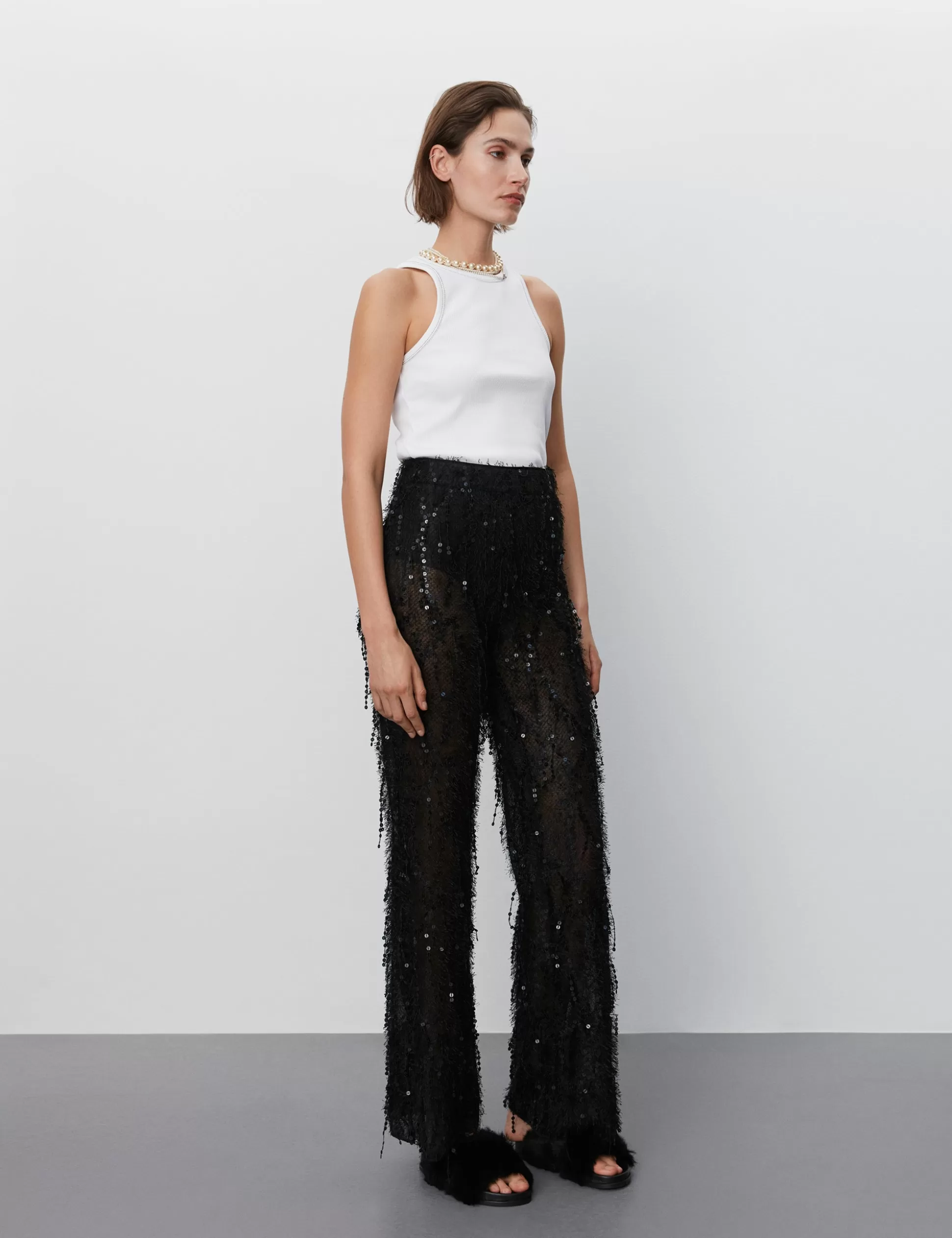 Flash Sale Kaysa - Sparkling Texture Women Trousers & Shorts